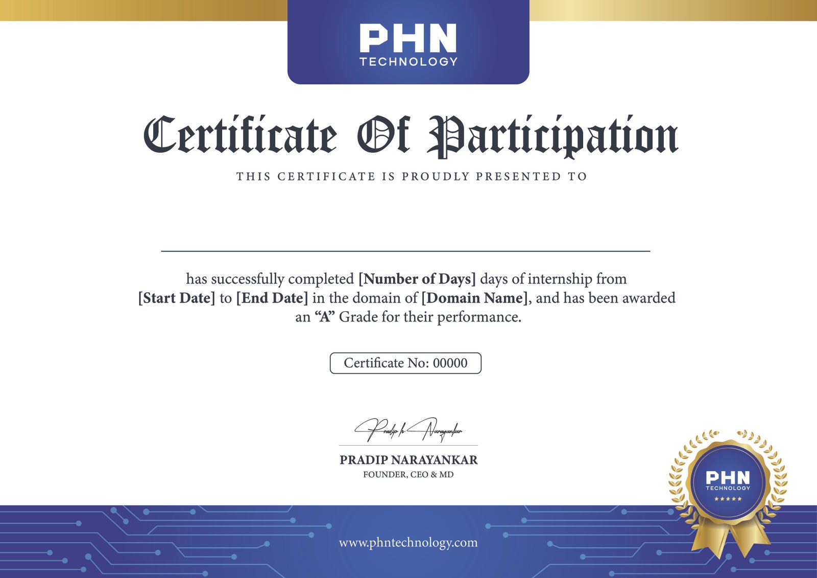 Certificate of Completion — PHN Technology & IIT Patna